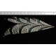 tronçon de plume de queue de faisan lady amherst  naturel 10 cm
