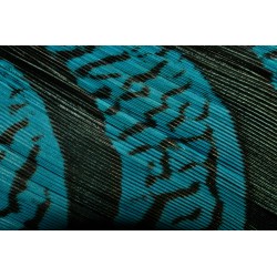 plume de queue de faisan lady amherst teintées turquoise 70-80 cm