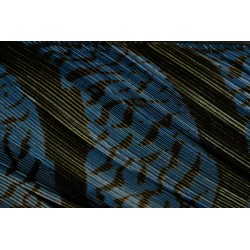 plume de queue de faisan lady amherst teintées bleu gris 70-80 cm